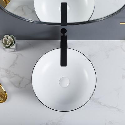 China Chinese Contemporary baked-on glaze sink for bathroom Durable for sale