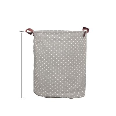 China 2022 Minimalist Hot Style High Quality Canvas Fabric Folding Laundry Hamper Rack Kids Dirty Folding Laundry Hamper Corner Laundry Bag for sale