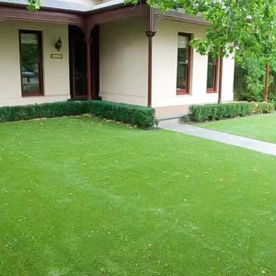 China Wholesale Cheap Landscape Artificial Grass 15mm Eco-friendly Football, Garden Decoration Green Soft Artificial Grass Synthetic for sale