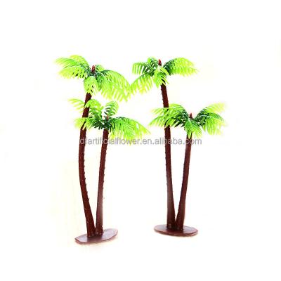 China Wholesale 10pcs/set DIY Decoration E23 Plants Wholesale 10pcs/set Resin Plastic Desktop Architectural Model Coconut Palm Trees Artificial Plants Architectural Model for sale