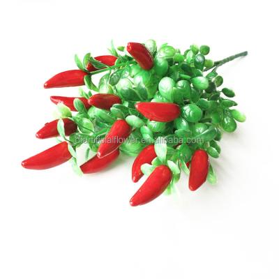 China Realistic F12 Red Bell Pepper Plastic Group Simulation Plants Artificial Peppers Vegetable Corsage Set Fruit Garden Decoration Chilli for sale