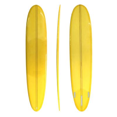 China Unisex Resin Tinted Surfboard Long Board Nose Rider Stringers Fiberglass Wood Surfboard for sale