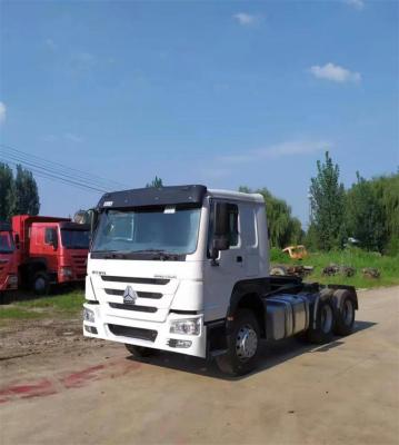 China Howo used truck tractor 6x4 375hp 6985x2496x3230 for sale