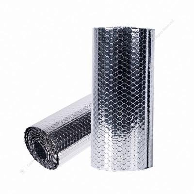 China Heat Insulation Materials Custom Heat Insulation Aluminum Foil Flame Retardant Bubble Reinforced Heat Insulation Roll Material for sale