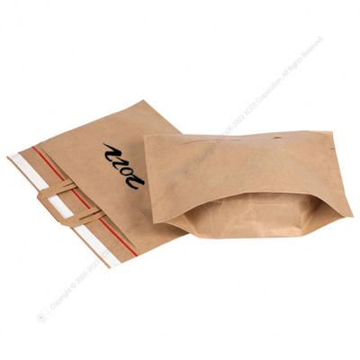 China Low MOQ Brown Kraft Paper Bags Carry Packaging Shopping Bag With Biodegradable Flat Handle for sale