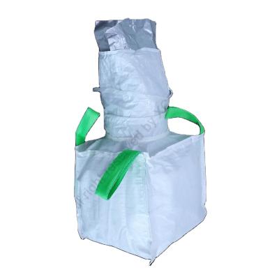 China Aluminum Foil Moisture Proof Big Bags Scrap 1000kgs Ton 1 PP 500 Antistatic FIBC For Granular Powder Raw Materials for sale