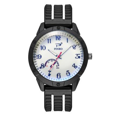 China New Popular Luxury Silicone Fashion Men\Dress Soft Rubber Face Watch Sports Casual Men's Student Digital Watch for sale