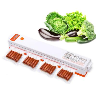 China Hotel Vacuum Food Sealer Household Mini Food Vacuum Sealer Includes 10pcs Electric Food Sealer Bags for sale