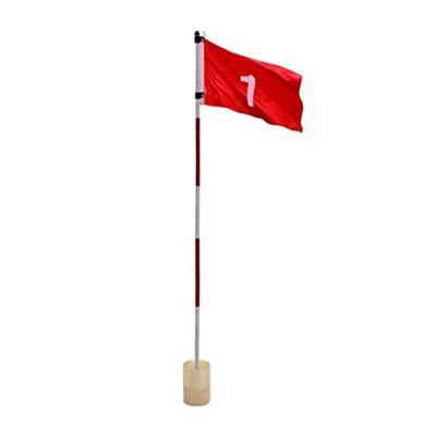 China Hot Selling Custom Mini Outdoor Polyester Number Golf Hole Hanging Flag From Factory Directly for sale