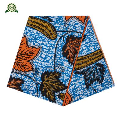 China Cheapest Wholesale Anti-Static Real Wax Fabric 100% Polyester Customization African Wax Prints Ghana for sale