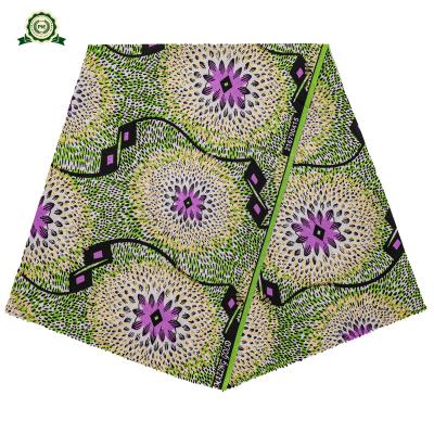 China Wholesale New Pattern110g 6yards Ankara Customization Anti-Static Wax Print African Hollandais Fabric for sale