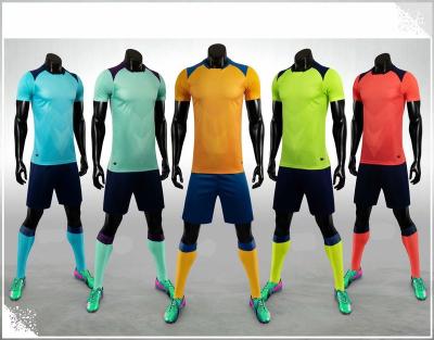 China Wholesale Team Football Jersey Customized Short Sleeve Training Sets Outdoor Wear for sale