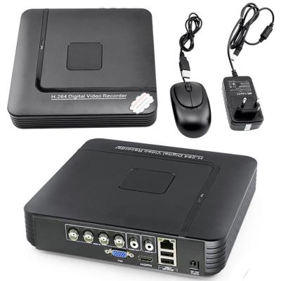 China AHD 1080N 4CH MINI DVR NVR HVR 5 in 1 P2P Cloud HD Digital VCR KDM-5504E for sale