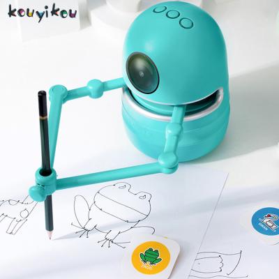 China Plastic Art for Children Electronic Drawing Board Set Drawing Robot Painting Machine Other Educational Toys for sale