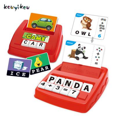 China Educational Toy Good Selling Alphabet Words Learning Interesting Toy Plastic Teaching Machine For Children for sale