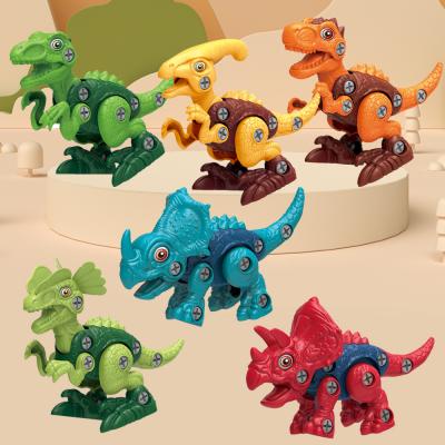 China ABS plastic factory direct sale DIY take apart collect dinosaur DIY dinosaur toys model for kids for sale