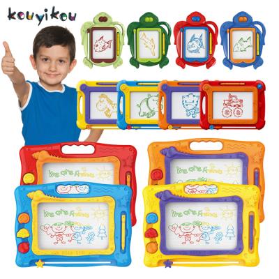 China Children (4-6 years old) Kouyikou Kids Educational Toy Color Writing Painting Toy Magnetic Board Drawing for sale