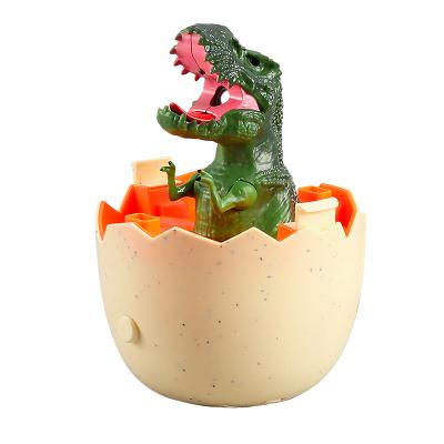 China Plastic Border New Products With Light Music Spray Dinosaur Egg Hatching Dinosaur SHELL-breaking Touch Dinosaur for sale