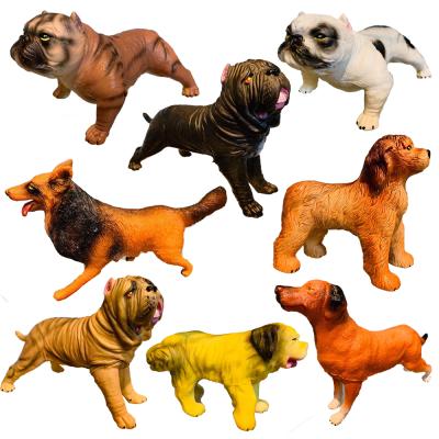 China Factory direct sale realistic children's toys PVC dog series for children'toys 25*25*45 for sale