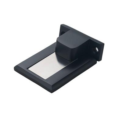 China China Wholesale Easy Installation Hardware Classic Easy To Install Black Travel Door Stopper for sale