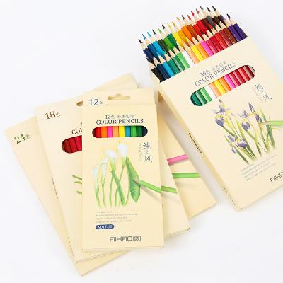 China Nature Painting Story Colored Pencils for Drawing Crayon Set Pencil Stationery School Supplies for sale