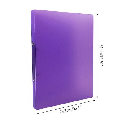 China pp Manila b4 size presentation ring binder post binder post binder for sale