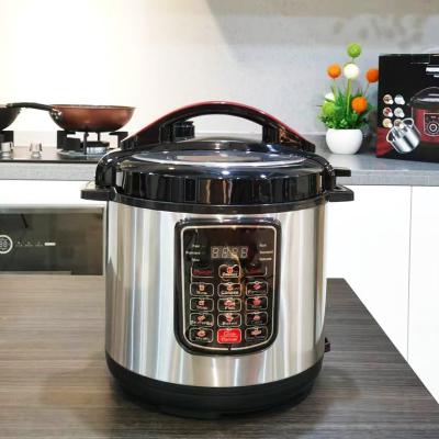 China National Best 24 Hour Preset Multifunctional Automatic Pan Electric Pressure Cooker Digital Nonstick Aluminum Coating 5L 6L 8L 10L for sale