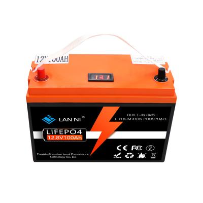 China 12V 100ah lifepo4 12V 100AH ​​lithium battery pack lifepo4 12v 100ah rechargeable lithium ion battery for sale