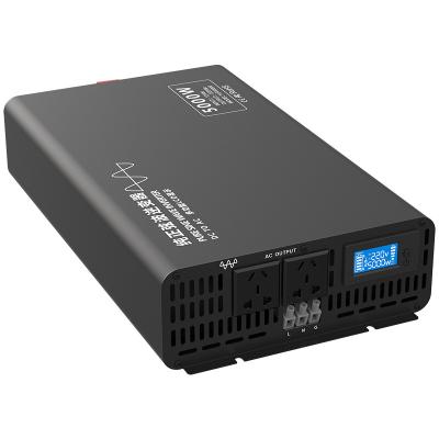 China Full Power Inverter 5000W 12V 24V 48V 60V 72V DC To AC110V 120V 220V 230V Off Grid Pure Sine Wave Power Inverter 5KW 420*242*88mm (L*W*H) for sale