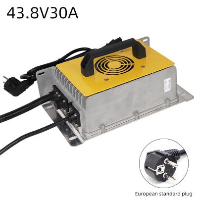 China 36V 30A lithium battery charger 43.8V 30A lifepo4 battery for electric touring car golf cart boat for sale