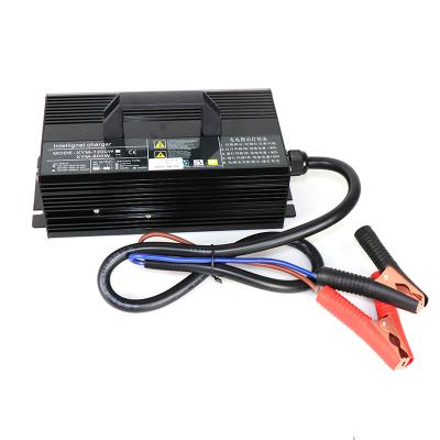 China 48V 20A LiFePO4 lithium battery charger 58.4v/800w smart vehicle battery charger lithium iron battery charger for sale