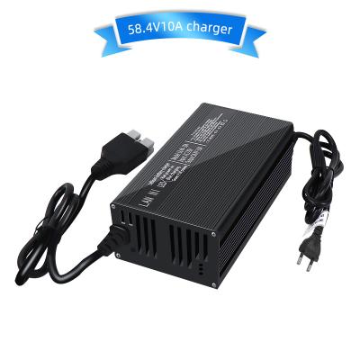 China 48V 10A 58.4V/900W 12V 24V 36V 60V 72V lithium battery charger LiFePo4 battery charger for sale