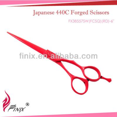 China Professional Japanese Hairdressing Scissors 440C Forged Beauty Barber Hairdressing Scissors for sale