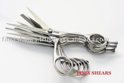 China Double Combination Sets Hair Thinning And Multiple Stacked Hair Scissors for sale