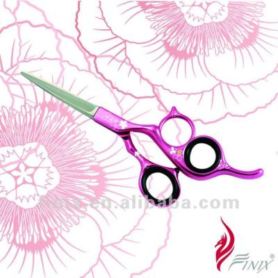 China Aluminum Handle Sakura Style Engranving Hair Tattoo Hair Scissors Beauty (Engranving) Cutting Scissors for sale