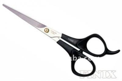 China Hair Cutting Scissors High Quality ABS Plastic Handle Hair Cutting Scissors for sale