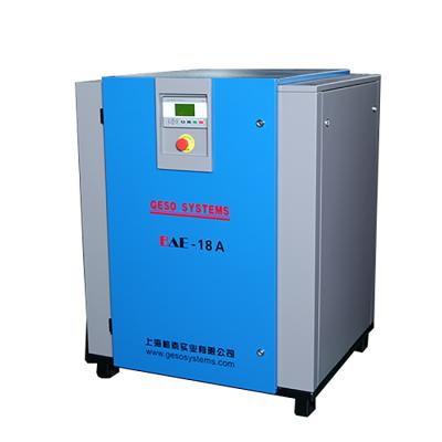 China Lubricated Stationary Twin Screw Air Compressor Machinery for sale