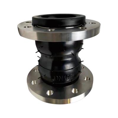 China Corrosion Resistant Double Joint Sphere Rubber Coupling Flexible Rubber Joint Rubber Expansion Joint for sale