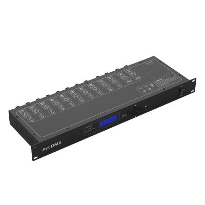 China ArtNet optical stage lights isolation 8 universe artnet dmx rdm signal converter ArtNet controller for sale