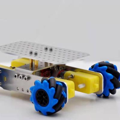 China Raspberry Pi 4 Wheel Robot B EMOZNY Mecanum Smart Robot Car Chassis Kit Omnidirectional Wheels Kit 4WD Models for sale