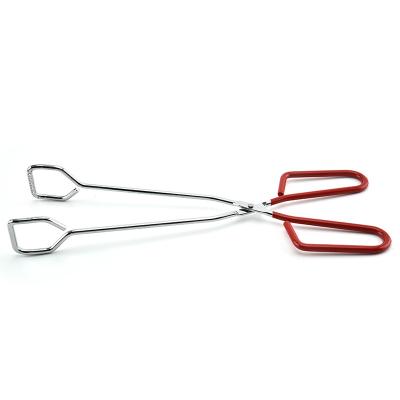 China Durable Food Tongs Stainless Steel Kitchen Tongs Cooking Heavy Duty BBQ Clip For Serving Tongs Scissors Shake Tongs for sale