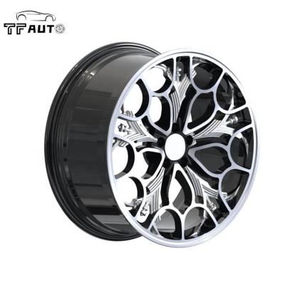 China Aftermarket wheel rims 2 piece wheels Polish wholesale new design forged aluminum alloy wheels for sale