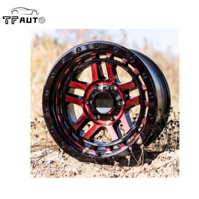 China Truck Car Polished American 22 23 24 Aluminum Forged Offroad Custom Wheel Offsets Wheel Rims To Force Finish HPO for sale