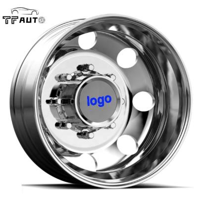 China Retrofit Replica Chrome Gloss Black Forged 22 Inch Aluminum Pick Heavy Dual Truck Wheels Rims Manufacturer for sale