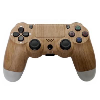 China With Handbreak Wood Grain Wireless Joystick Blue Tooth Game Controller For PS4 for sale