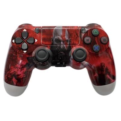 China With God Of War Pattern Wireless Gamepad Blue Tooth Game Controller Handbreak For PS4 for sale