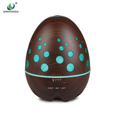 China ABS+PP Dark Wood Natural Ultrasonic Aromatherapy Oil Diffuser 400ml for sale