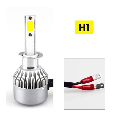 China Factory wholesale 2020 aluminum 36w 6000k 3800lm c6 h1 led headlight for car h1 h3 h4 9005 9006 car led bulb for car universal for sale