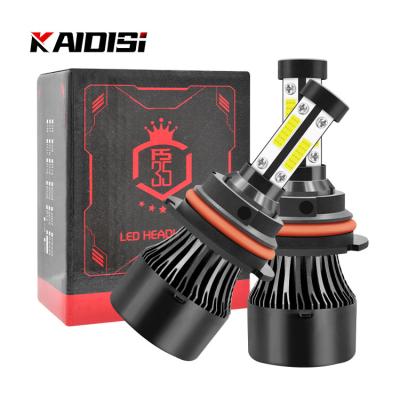 China Automobile lamp auto led headlight x7 9004 led headlight bulb 6000LM 4 side led headlight for sale