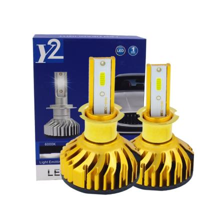 China Automobile Auto Lamp F2 Car Headlight H3 H3 Led Headlight H1 Globes 72W 12000LM 9005 Led F2 Bulb Light for sale